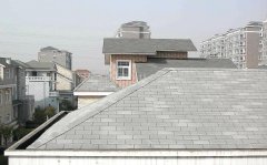 单层沥青油毡瓦建筑屋面应用