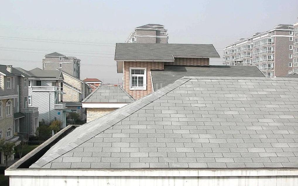 单层标准型屋面沥青油毡瓦建筑屋面图