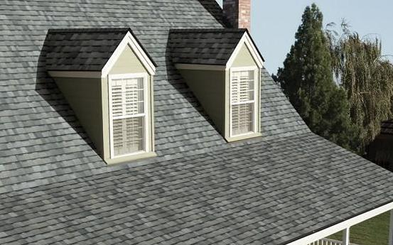 单层标准型沥青瓦屋面建筑施工效果图
